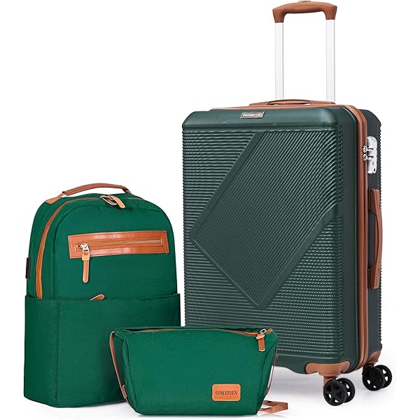Amazon.com | Leluxe Travel 4 Piece Luggage Set with Spinner Wheels